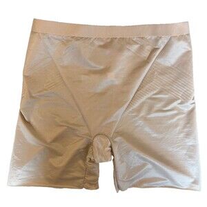 SPANX OnCore Mid Thigh Shapewear Shorts Nude Beige Size G Large NWOT